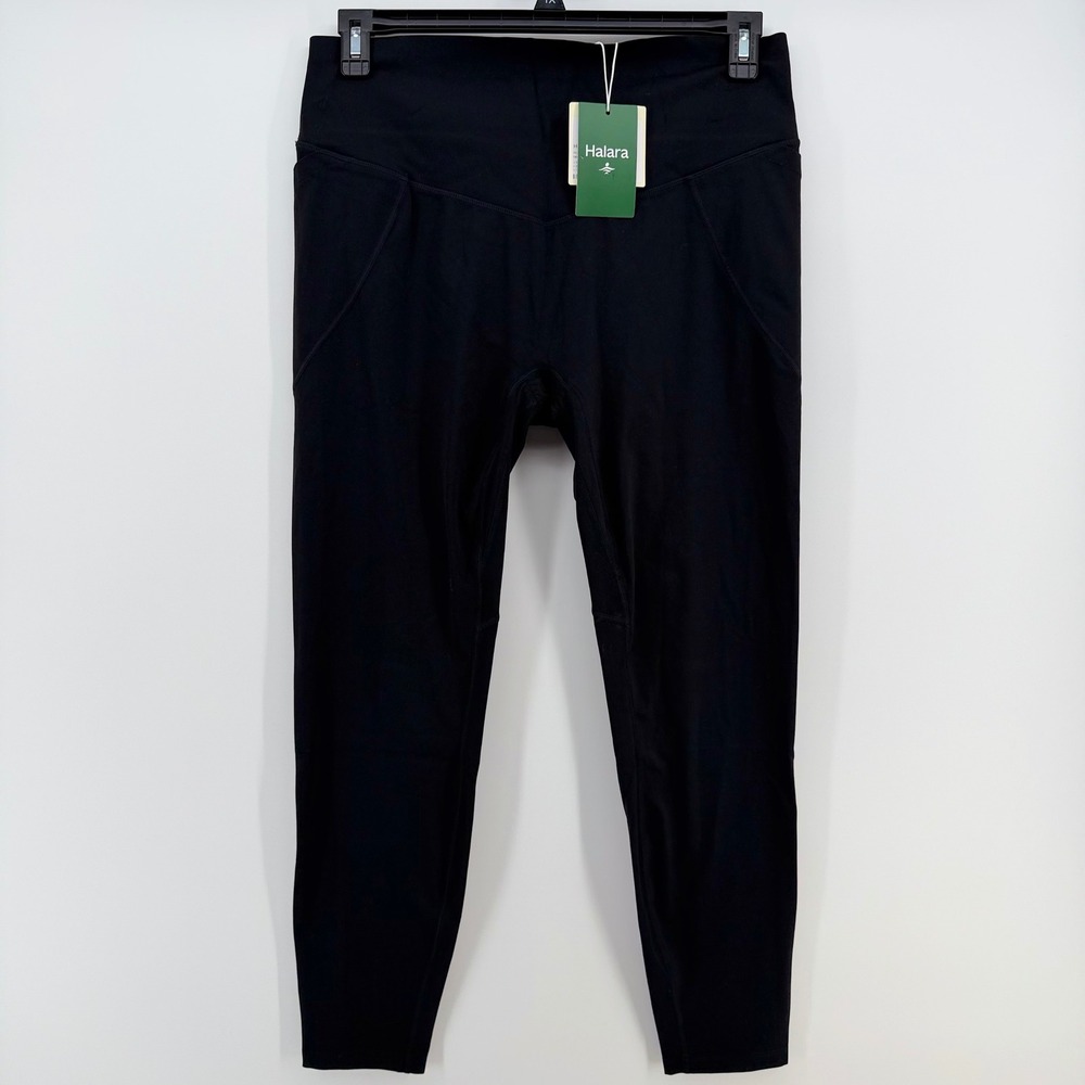NWT Halara UltraSculpt Leggings Womens XL Black High Rise Compression Pockets